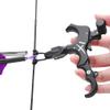 SHARROW Compound Bow Release Aids 3 or 4 Fingers Automatic Release Aluminium Alloy Thumb Trigger for for Left Hand Right Hand Compound Bow Accessory view 3