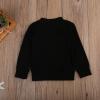YOOJIA Baby Girls Cute Cartoon Pattern Sweatshirt Long Sleeve Shirt Graphic Print Tee Blouse Casual Tops Black 2-3 Years view 4