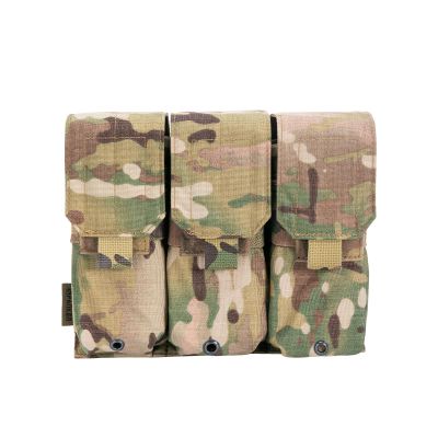 EXCELLENT ELITE SPANKER Tactical Molle Single/Double/Triple Mag Pouch for M4 M14 M16 AR15 AR10 G36 Magazine Holds 2 Mags (C Triple-MC)