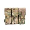 EXCELLENT ELITE SPANKER Tactical Molle Single/Double/Triple Mag Pouch for M4 M14 M16 AR15 AR10 G36 Magazine Holds 2 Mags (C Triple-MC) view 1
