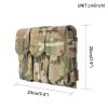 EXCELLENT ELITE SPANKER Tactical Molle Single/Double/Triple Mag Pouch for M4 M14 M16 AR15 AR10 G36 Magazine Holds 2 Mags (C Triple-MC) view 2