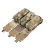 EXCELLENT ELITE SPANKER Tactical Molle Single/Double/Triple Mag Pouch for M4 M14 M16 AR15 AR10 G36 Magazine Holds 2 Mags (C Triple-MC) view 3