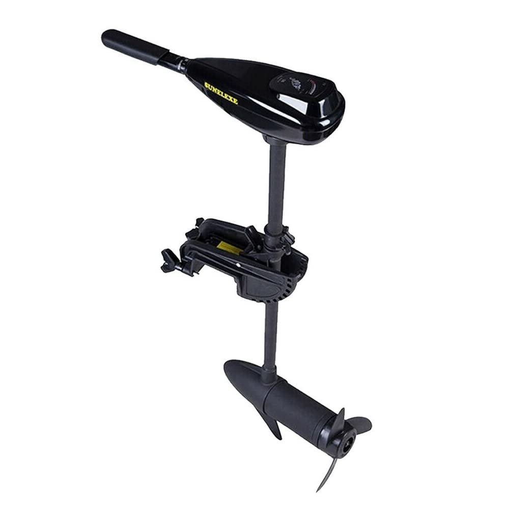 12V Electric Outboard Motor, Boat Engine for Inflatable Fishing Boat, Electrical Trolling Motor Outboard Engine Brush Motor (12V 40lbs)
