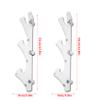 LEILIN Lightsaber Wall Mount Acrylic Katana Sword Mount for Wall Display Wall Mount for Sword or LightSaber (Transparent 3 layers) view 2