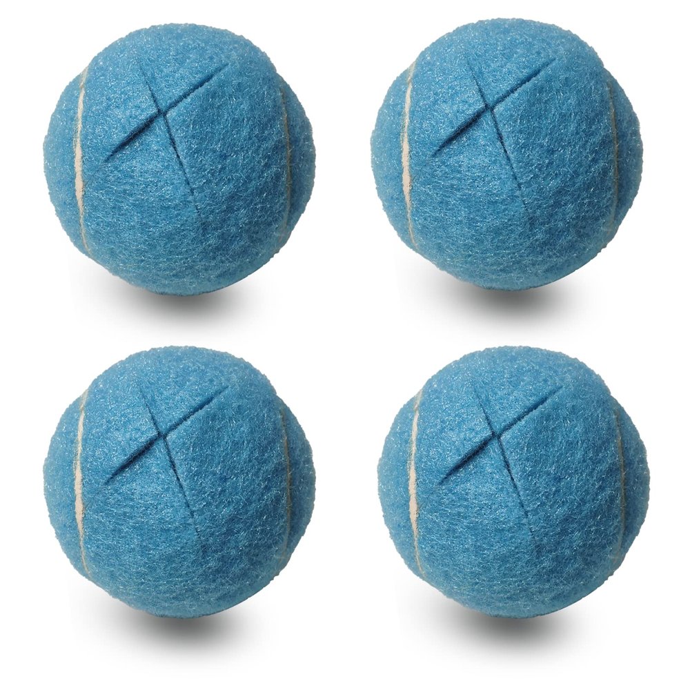 RMAMSCOV Pre-Cut Tennis Balls for Walkers,Walker Glides for Seniors,Blue