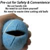 RMAMSCOV Pre-Cut Tennis Balls for Walkers,Walker Glides for Seniors,Blue view 4