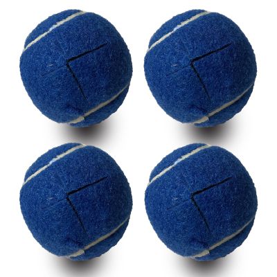 RMAMSCOV Tennis Balls for Walkers 4 Pack, RMASCOV Precut Tennis Balls for Walkers,Walker Balls Tennis Ball for Chair Legs(Blue)
