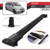 apline Compatible with Mercedes Vito 2 (W639) Post-Facelift 2010-2014 Fly Model Car Roof Rack Cross Bar Black Aluminium 3 Bars view 3