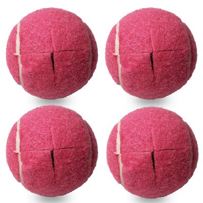 RMAMSCOV Tennis Balls for Walkers 4 Pack, RMASCOV Precut Tennis Balls for Walkers,Walker Balls Tennis Ball for Chair Legs(Pink)