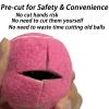 RMAMSCOV Tennis Balls for Walkers 4 Pack, RMASCOV Precut Tennis Balls for Walkers,Walker Balls Tennis Ball for Chair Legs(Pink) view 3