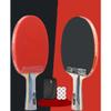 LINGOSHUN Ping Pong Paddle Set,Table Tennis Bats 1 Player Suit,Table Tennis Racket 5-Layer Wood for Trainers,Amateurs,Beginners / 6 Stars/Short Handle view 2