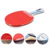 LINGOSHUN Ping Pong Paddle Set,Table Tennis Bats 1 Player Suit,Table Tennis Racket 5-Layer Wood for Trainers,Amateurs,Beginners / 6 Stars/Short Handle view 3