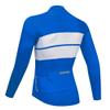 Coconut Ropamo CR Men's Long Sleeve Cycling Jersey with Zipper Pockets Bike Shirt Cycle Clothing Quick Dry Breathable (L, Blue/White) view 3