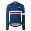 Coconut Ropamo CR Men's Long Sleeve Cycling Jersey with Zipper Pockets Bike Shirt Cycle Clothing Quick Dry Breathable (L, Navy) view 1