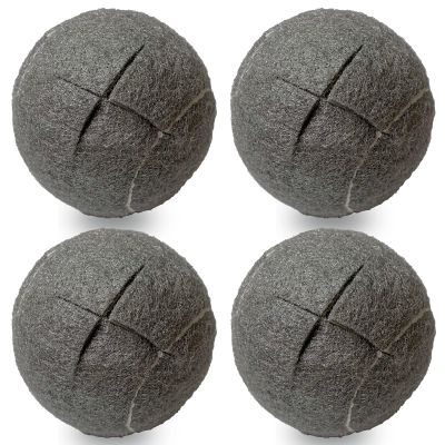 RMAMSCOV Tennis Balls for Walkers 4 Pack, RMASCOV Precut Tennis Balls for Walkers,Walker Balls Tennis Ball for Chair Legs(Grey)