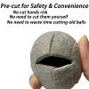 RMAMSCOV Tennis Balls for Walkers 4 Pack, RMASCOV Precut Tennis Balls for Walkers,Walker Balls Tennis Ball for Chair Legs(Grey) view 3