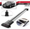 apline Compatible with Audi A6 (C6) Allroad 2005-2011 Fly Model Car Roof Rack Cross Bar Gray Aluminium 2 Bars view 3