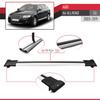 apline Compatible with Audi A6 (C6) Allroad 2005-2011 Fly Model Car Roof Rack Cross Bar Gray Aluminium 2 Bars view 4