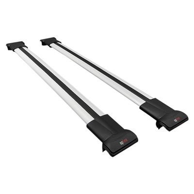 apline Compatible with Renault Megane 3 SW (X95) 2009-2015 Fly Model Car Roof Rack Cross Bar Gray Aluminium 2 Bars