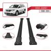 Compatible with Daihatsu Terios (J100) 1997-2005 Fly Model Car Roof Rack Cross Bar Black Aluminium 2 Bars view 3