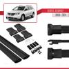 Compatible with Daihatsu Terios (J100) 1997-2005 Fly Model Car Roof Rack Cross Bar Black Aluminium 2 Bars view 4