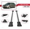 apline Compatible with A4 (B6) Avant 2002-2004 Fly Model Car Roof Rack Cross Bar Grey Aluminium 2 Bars view 3