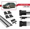 apline Compatible with A4 (B6) Avant 2002-2004 Fly Model Car Roof Rack Cross Bar Grey Aluminium 2 Bars view 4