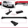apline Compatible with Seat Alhambra 2 (7N) 2010-2020 Fly Model Car Roof Rack Cross Bar Black Aluminium 2 Bars view 4