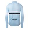 Coconut Ropamo CR Long Sleeve Cycling Jersey Mens, 3+1 Zipper Pockets Bicycle Tops Quick Dry Breathable Biking Shirt (M, Light Blue) view 3