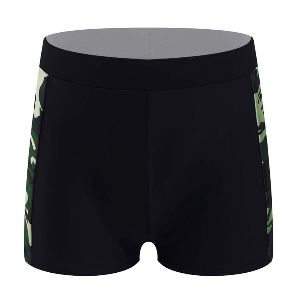 YONGHS Kids Boys and Girls Active Short Workout Sports Yoga Booty Shorts Running Cheerleaders Hot Pants Green Camouflage 6 Years