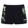 YONGHS Kids Boys and Girls Active Short Workout Sports Yoga Booty Shorts Running Cheerleaders Hot Pants Green Camouflage 10 Years view 3