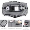 120L Travel Duffle Bag for Men, Large Foldable Duffel Bag for Travel with Shoe Compartment Overnight Weekender Bag Gym Bag for Men Women Waterproof & Tear Resistant (Gray, 120L) view 3