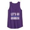 Lets Go Brandon Funny Trendy sarcastic Let's Go Brandon Tank Top view 1