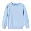 Toddler Boy's Girl's Pullover Sweatshirt,Casual Cotton Crewneck Sweatshirts Long Sleeve Solid Top Shirt Fall Outfit (Light Blue,6-7T,6 Years,7 Years) view 1