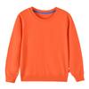 Toddler Boy's Girl's Pullover Sweatshirt,Casual Cotton Crewneck Sweatshirts Long Sleeve Solid Top Shirt Fall Outfit (Orange,5-6T,5 Years,6 Years)