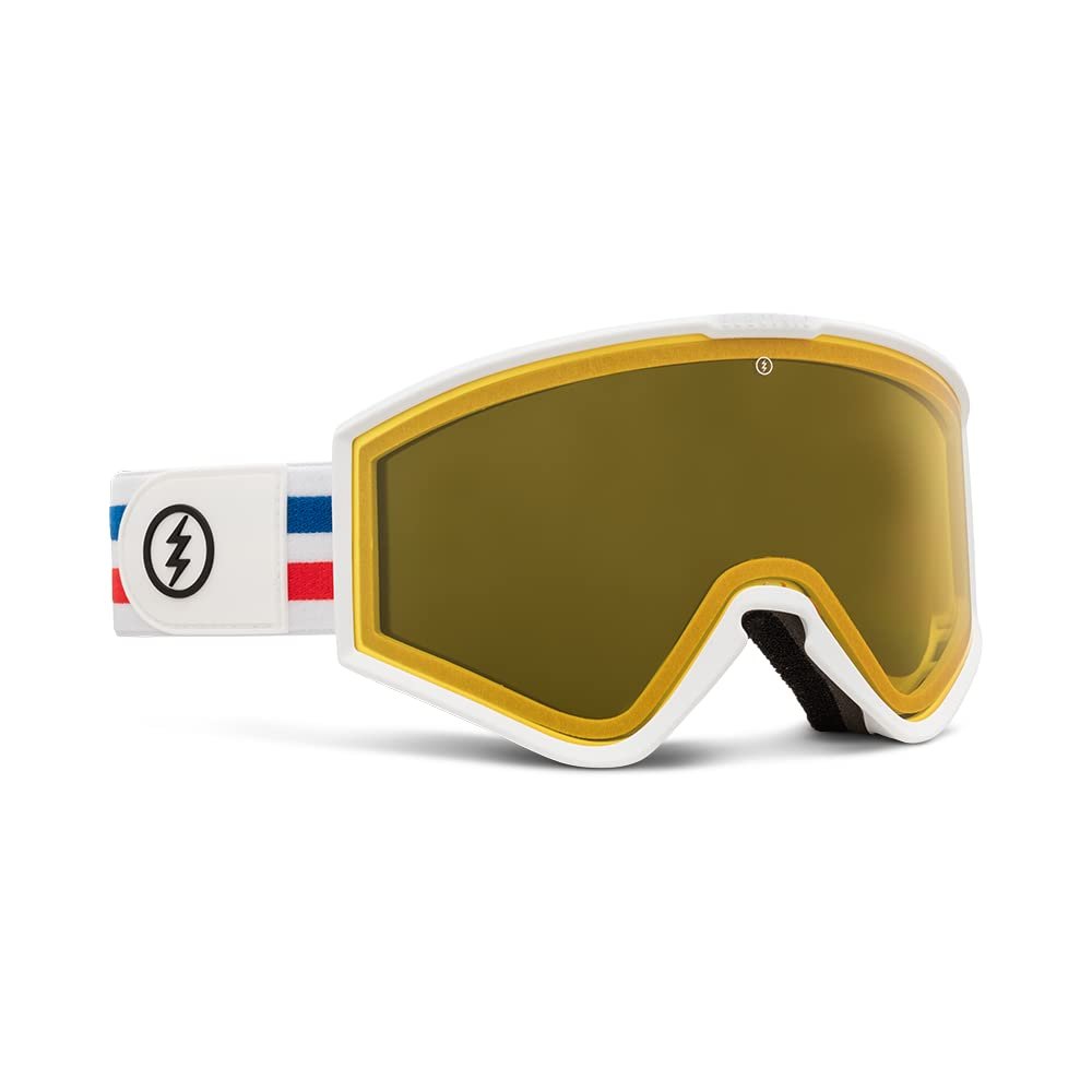 Electric - Kleveland.S, Snow Goggles, Old Glory Frame, Yellow Lens & Silver Chrome Lens