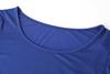 Long Sleeve Crop Tops for Women Workout Basic Clothes for Teen Ladies Fitted Slim Scoop Neck Cute Yoga Shirts (Royal Blue, X-Large) view 3