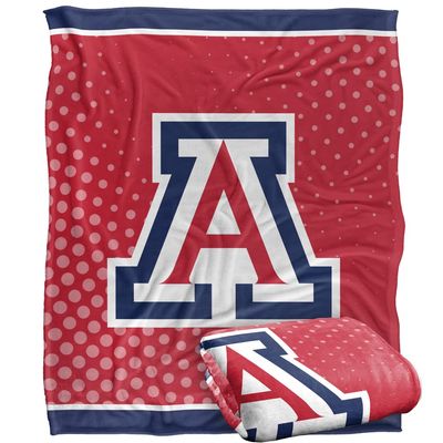 University of Arizona Wildcats Blanket, 50"x60", Logo Dots, Silky Touch Super Soft Throw