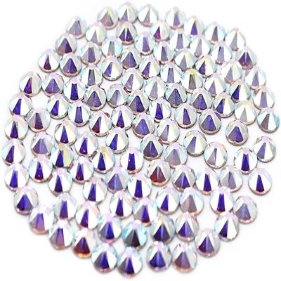 Preciosa Maxima Flatback Rhinestones - Choose Your Size - Color: Crystal AB - 144 Pieces (SS12 (3.00-3.20mm))