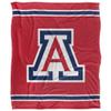 University of Arizona Wildcats Blanket, 50"x60", Primary Logo Stripes, Silky Touch Super Soft Throw view 2