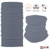 Headband Bandanas Multifunctional Tube Headwear Neck Gaiter, Head Wrap for Women, Magic Head Scarf, Face Mask, Balaclava, Sweatband for Fishing, Yoga, Motorcycling (Grey) view 3