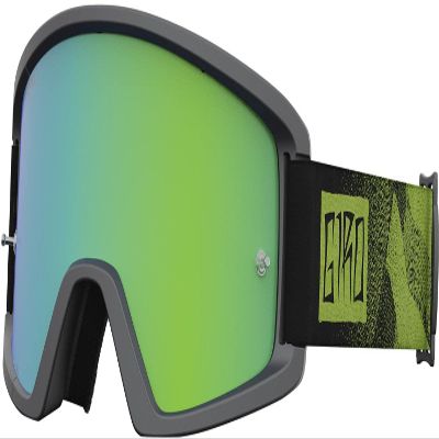 Giro Tazz MTB Goggles - Black/Ano Lime with Loden Green Lens (2022)