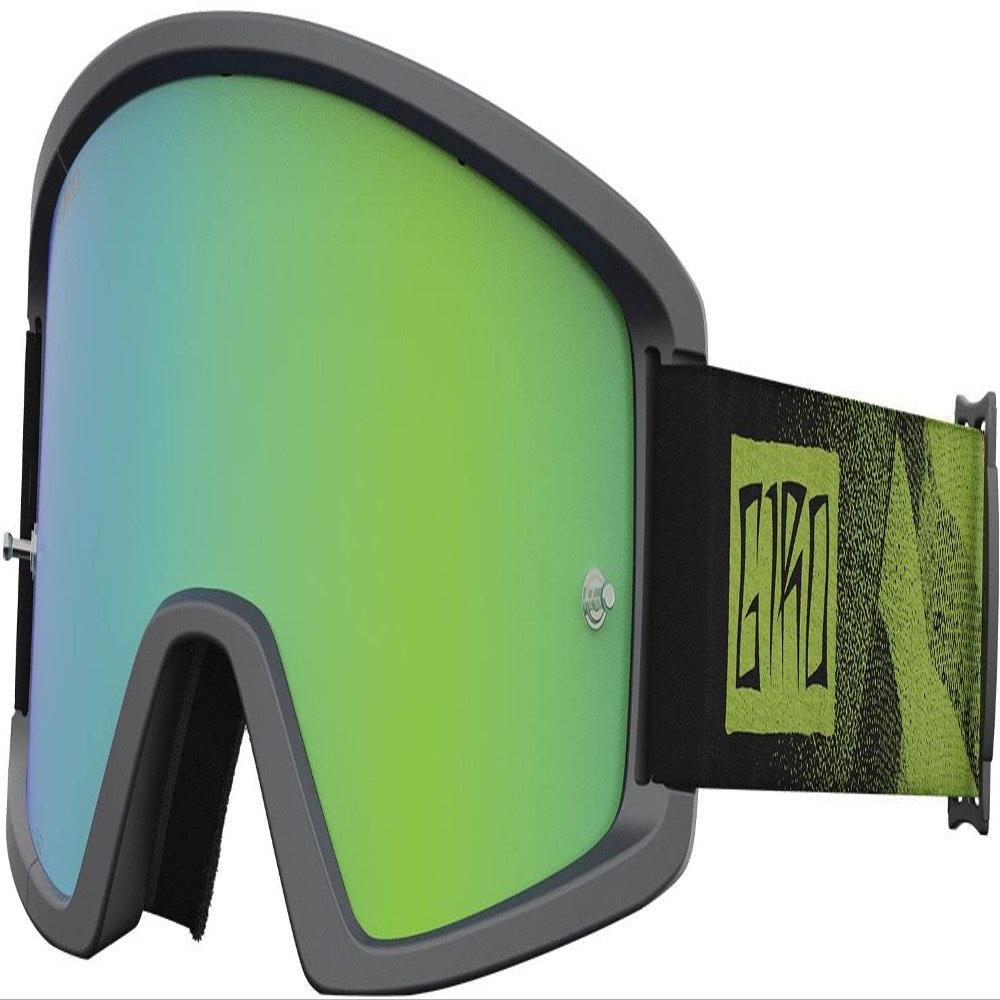 Giro Tazz MTB Goggles - Black/Ano Lime with Loden Green Lens (2022)