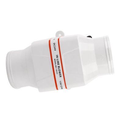 3Inch Marine Bilge Blower for Yacht Boat RV Ventilation 24V Inline Fan with 128 CFM Quiet Compatible with 75mm Hoses