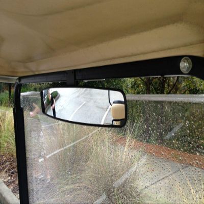 16.5" Extra Wide Panoramic Rear View Mirror for Golf Carts As E-Z-GO, Club Car, Yamaha