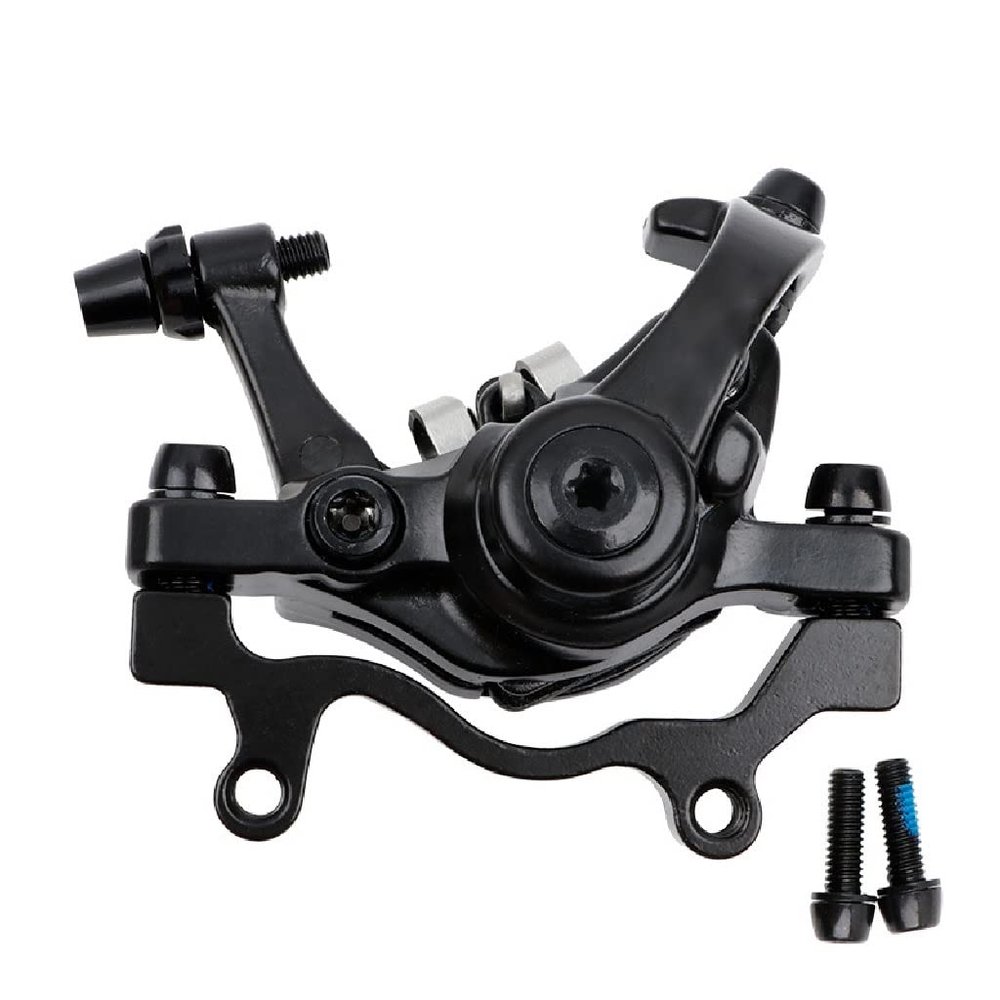 LYYCX Cable Pull Disc Brake, Disc Brake Caliper Suitable for Mountain Bike Disc Brakes, Road Bike Disc Brakes, Small Modifications (Color : Black, Size : Rear Brake)