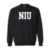 UGP Campus Apparel AW01 - Northern Illinois Huskies Basic Block Crewneck Sweatshirt - X-Large - Black view 1