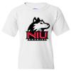 UGP Campus Apparel YS02 - Northern Illinois Huskies Primary Logo Youth T Shirt - Small - White view 1