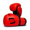Ultimate - Adults Classic Boxing Gloves - Boxing MMA Muay Thai Training & Bag Work (Red Black, 16oz) view 1