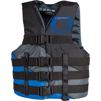 Obrien 4 Buckle Wake/Ski Vest/Buoyancy Aid - Blue 2172402 L/XL